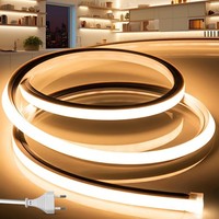 LED Streifen Aussenbereich 230V Neon LED Strip 2M Wasserdicht Lichtband IP65