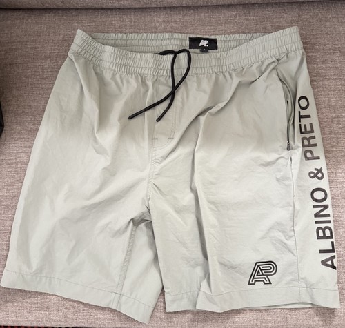 Albino & Preto Herren MMA Performance Shorts, Größe L, 33/34 Fit grün