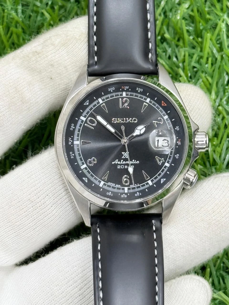 SEIKO PROSPEX ALPINIST BLACK DIAL AUTOMATIC MEN"S WATCH
