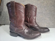 JRC & Sons Cowboy Boots , Mens 8.5 D , Brown #0922