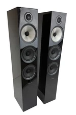 Bowers & Wilkins 704 S2 GLOSS BLACK 3-way Floorstanding Speaker (Pair) - Read