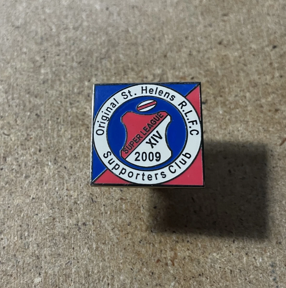Jr) Rare Old Leeds Rlfcsc Rugby League Supporters Club Metal Brooch