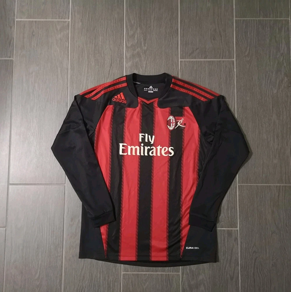 Vintage Retro 2011/12 AC Mailand Trikot Größe: XS Fußball Streatwear Adidas Fans
