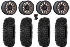 Fuel Cycle 15" Wheels Br +38mm 32" Roctane ST Tires Kawasaki Mule Pro FXT  KRX