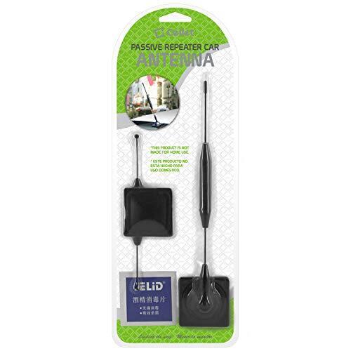 Cell Phone Signal Booster Antenna With Repeater 3' Range Car Window Mount Black - Picture 2 of 6