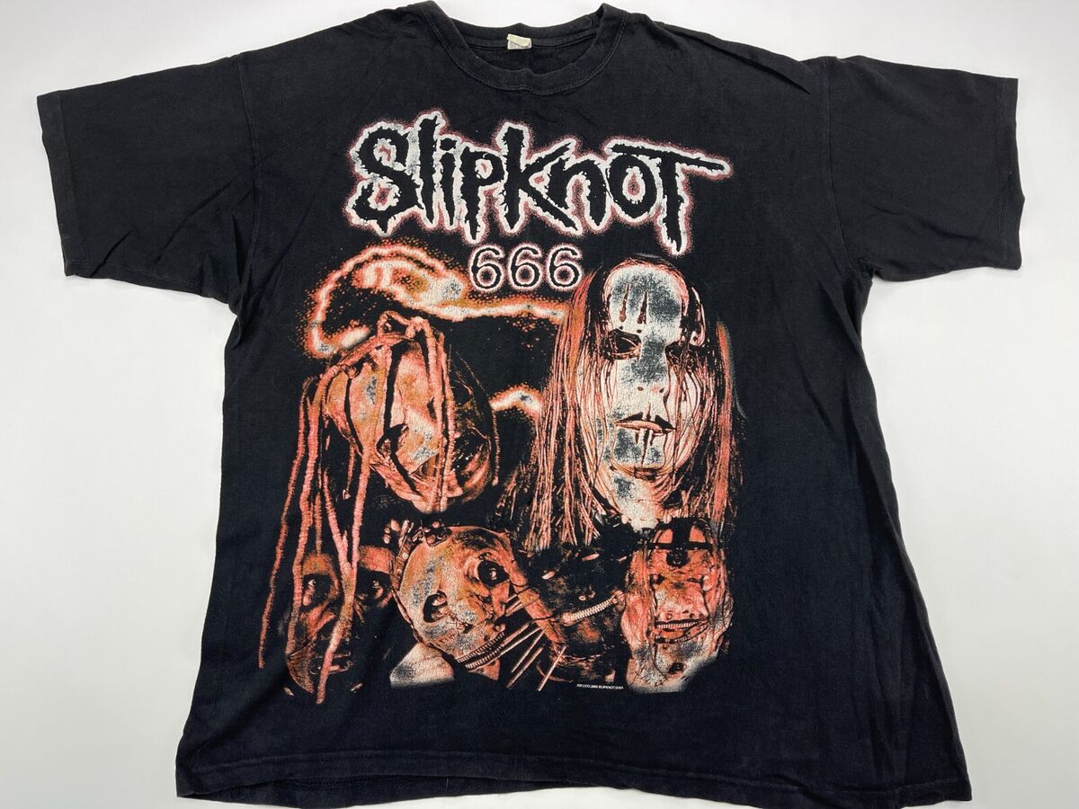 Vintage Slipknot T-Shirt, Iowa World Tour 2001, 90s Rock Vintage Slipknot T-Shirt, Iowa World Tour 2001, 90s Rock