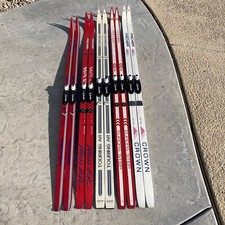 CROSS COUNTRY SKIS- USED- BRAND NEW NNN BINDINGS. FISCHER, ROSSIGNOL