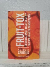 Naturally Serious Fruit-Tox Resurfacing Facial Remedy 3.4 oz. NEW