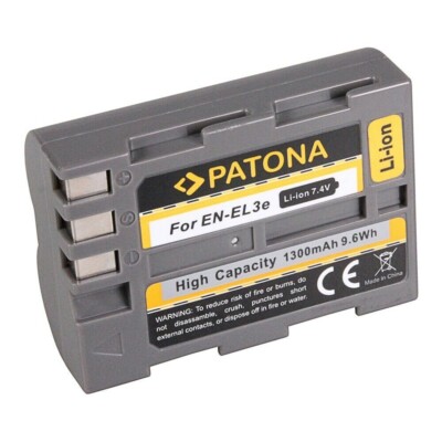 Akku für Nikon EN-EL3E D700 D300 D300s D200 D100 D90 D80 D70 D50 1300mAh
