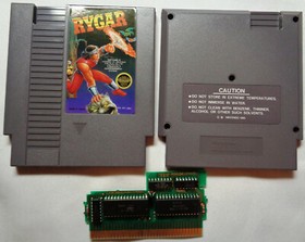 NES Rygar con barra colgante intacta completa en caja original aut&eacute;ntica