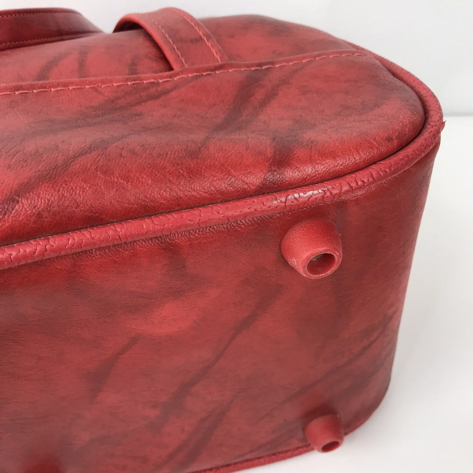 Vintage Bag American Tourister Red Retro Travel Carry On Soft Luggage