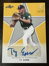 TY EVANS 2020 Leaf Perfect Game Yellow Autograph #15/25 FLORIDA GATORS