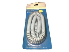 Vtg NOS Light Blue Jebsee Handset Replacement Phone Cord 25' Model 500-25 Rotary