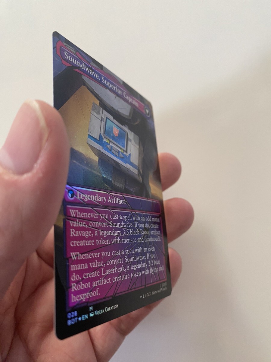 MTG Soundwave, Sonic Spy *SHATTERED GLASS FOIL* The Brothers