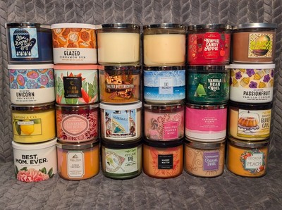 Bath & Body Works 3-Wick 14.5oz Candles - Many Scents To Choose From!