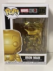FUNKO POP MARVEL STUDIOS 10TH GOLD CHROME IRON MAN #375