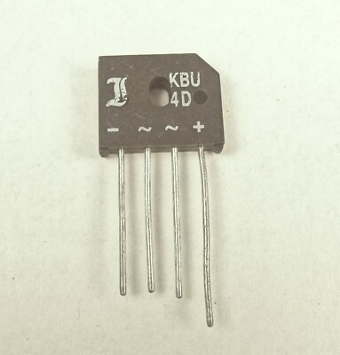 Diotec KBU4D Brückengleichrichter 4A, Urmax: 200V Gleichrichter einphasig  Q17