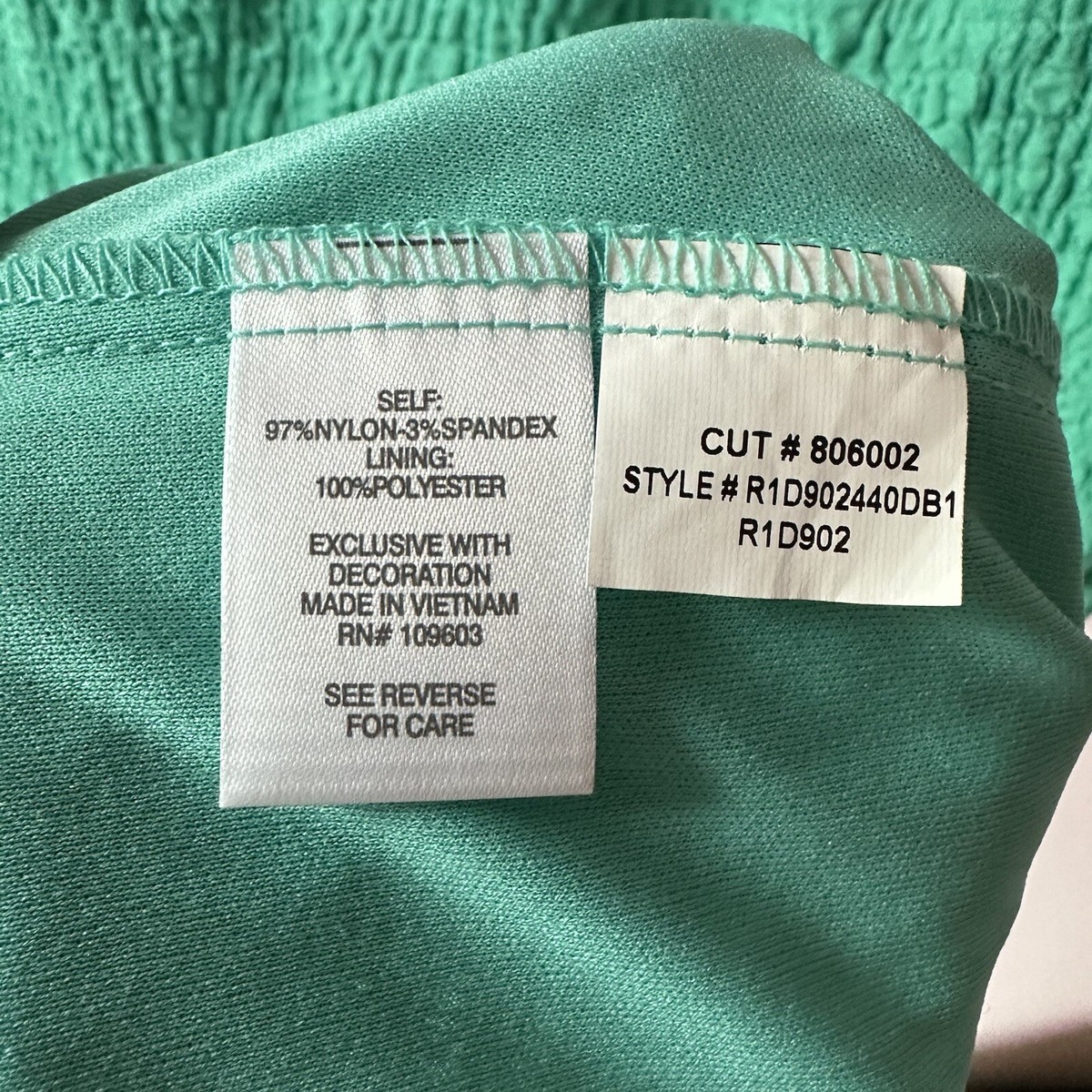 Roz & Ali Women's dress - GUC - 16 - teal Spring Summer Fall