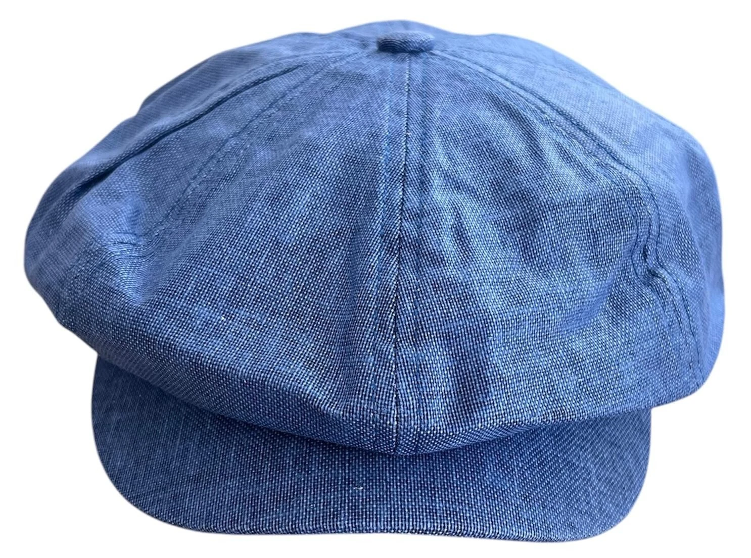 Mens Summer Flat Caps Herringbone Cotton Hemp Blend Baker Boy Gatsby Newsboy Hat
