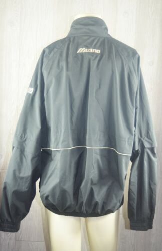 MIZUNO PERFORMANCE WEAR Jacket Men SZ L Convertible Sleeves Black - Picture 7 of 9