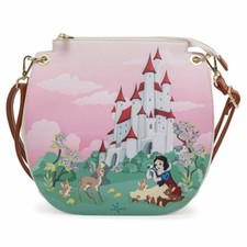 Bolso Bandolera Loungefly Blancanieves Escena Castillo Cartera Bandolera Nuevo con Etiquetas
