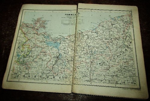 TASCHEN- ATLAS um 1905 des DEUTSCHEN REICHES mit 71 Bildern und 33 Spezialkarten - Bild 3 von 10