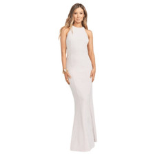 Show Me Your Mumu Chicago High Neck Gown, Show Me the Ring Stretch Crepe. XS-NWT