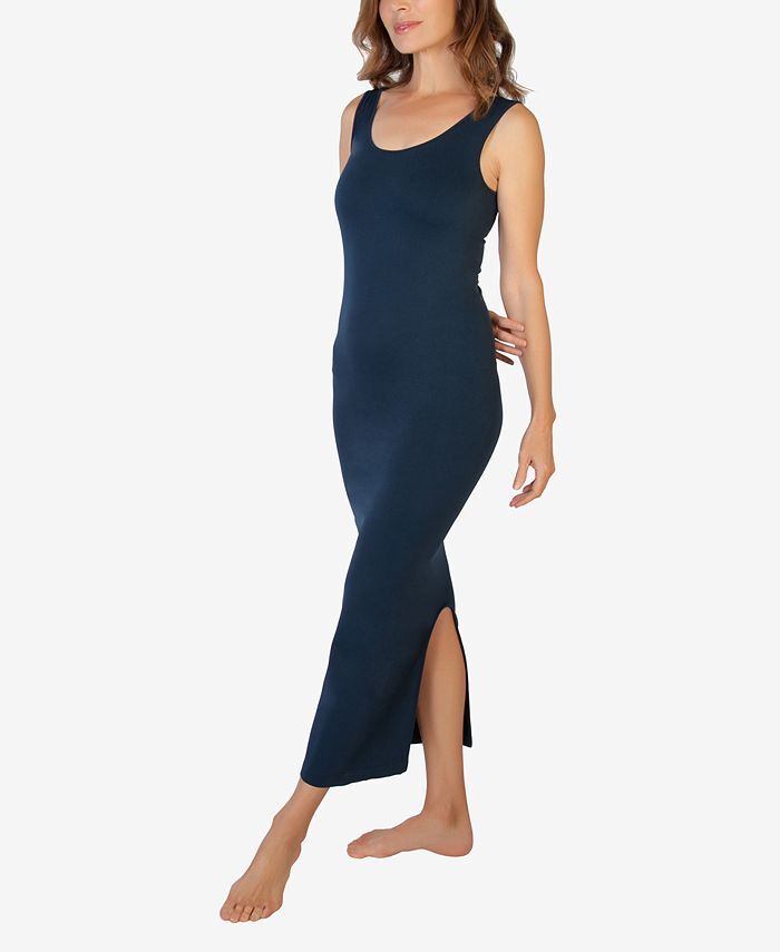 Skinnytees Women's Maxi Dress Blue Size XS for sale online eBay