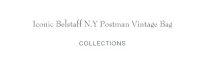 Belstaff 1930s New York Postman's-Postino-Bag-Tasche-Tracolla-Messenger-Sehr selten