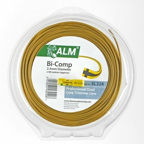 ALM 2,4 mm x 80M Bi-Comp Komponentenschneider Strimmer Leitungskabel SL324 - Bild 1 von 1