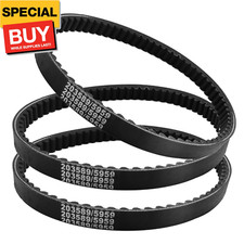 3Pcs GO Kart Drive Belts Go Kart Parts Fit for 30 Series Torque Converter, Drive