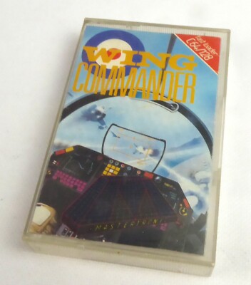 Commodore 64 C64 Spiel -- WING COMMANDER (Mastertronic) -- Tape Kassette