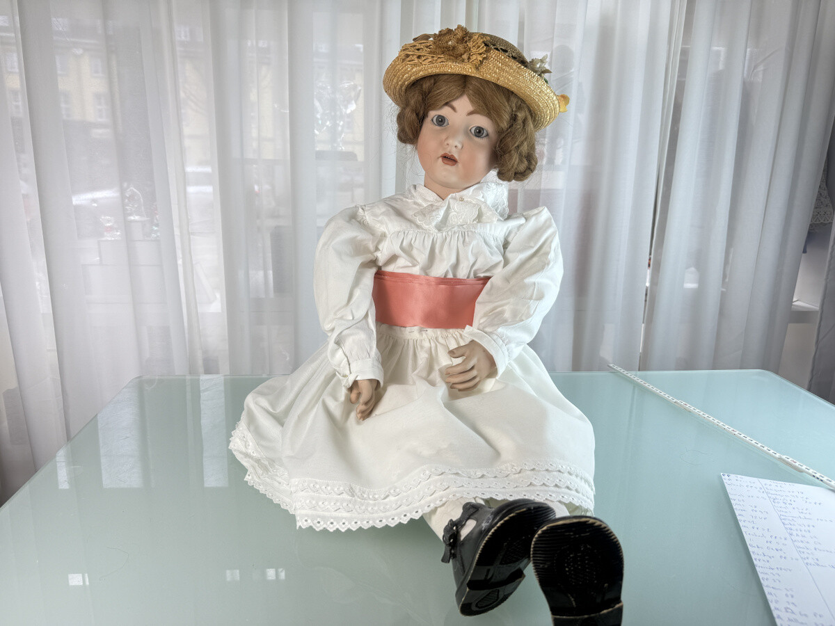 Artist Doll Old Doll Porcelain Head 93 Cm. Condition See | eBay