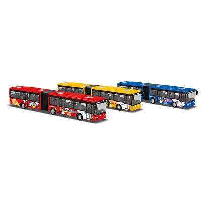 Druckguss Bus Spielzeug zweiteiliges Gelenkbus Spielzeug, Metalldekoration Legierung ziehen