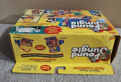 Set da gioco vintage Pound Puppies Hideaway POUND JUNGLE CRAZY CLASSROOM nuovo/aperto - Foto 4 di 10