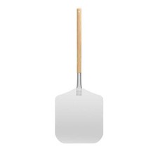 Pizzaschaufel Pizzaschieber Brotheber Aluminium ca.35x30 mit Holzstiel ca.80cm