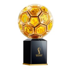 Offizielle 2022 Katar Gedenkmedaille Golden Ball der FIFA Fussball-Weltmeiste...