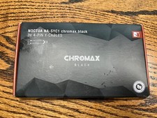 NOCTUA NA-SYC1 chromax.black 3x 4-PIN Y-CABLES Splitter PC Desktop Case Fan