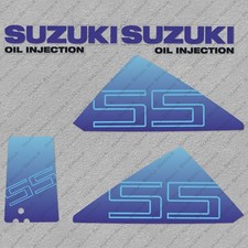 Suzuki DT55 55PS Zweitakt Außenborder Aufkleber Sticker Set Reproduktion