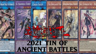 Yugioh Tin of Ancient Battles 2021 Prismatic Secret Rare 1st Edition MP21 MINT