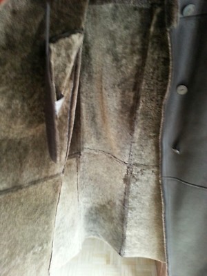 Sublime manteau SPRUNG FRERES gorgeous fur coat size 40FR/6US