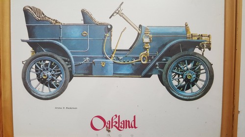 Pope Toledo Okland Mitch Or Chevrolet Classic Cars No Frame - Picture 2 of 5