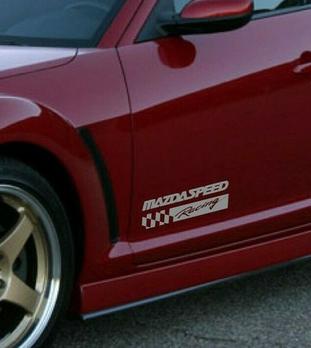 Mazdaspeed Door Handle Decal Stickers - Black Gloss Vinyl Pair For Mazda 3, 5, 6, CX7, RX7 9 thumbnail image