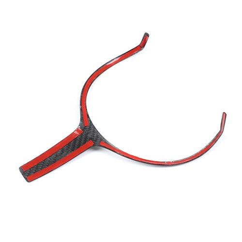 Real Carbon Fiber Steering Wheel Trim For BMW 3 Series F30 X1 X2 X5 X6 2013-2019 - Picture 10 of 12