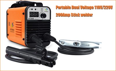 Dual Voltage 110V/220V Lightweight MMA Welder with ARC Stick & TIG Functionality