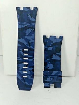 Horus Blue Camo Watch Strap 4 Audemars Piguet Ap Royal Oak Offshore Chrono 44mm Ebay