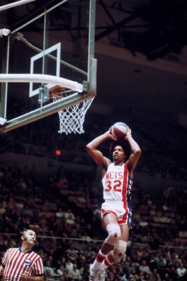 Dr J Julius Erving Dunk Basketball Silk Print Wall Art Home Decor - POSTER 20x30