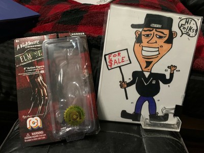 Mego Freddy Krueger Nightmare On Elm Street 8 In  Action Figures EMPTY BOX READ 