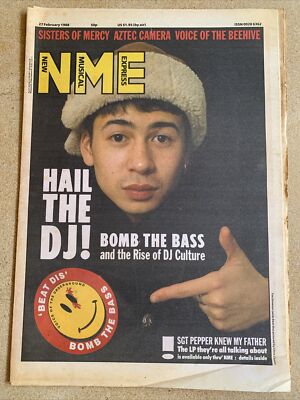 New Musical Express NME 27 February 1988 Bomb The Base SISTERS OF MERCY Aztec Ca