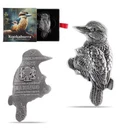 2024 Chad KOOKABURRA Shaped 1 oz Silver .999 High Relief BOX COA Mintage 1000